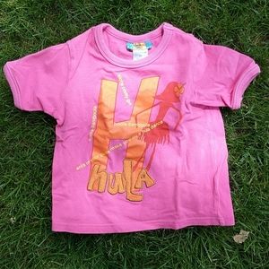 Hula dancer girls pink 3T shirt